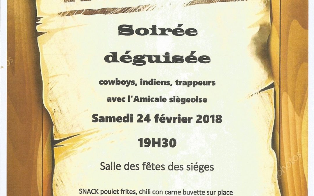 Les sièges Affiche Cow Boys 2018